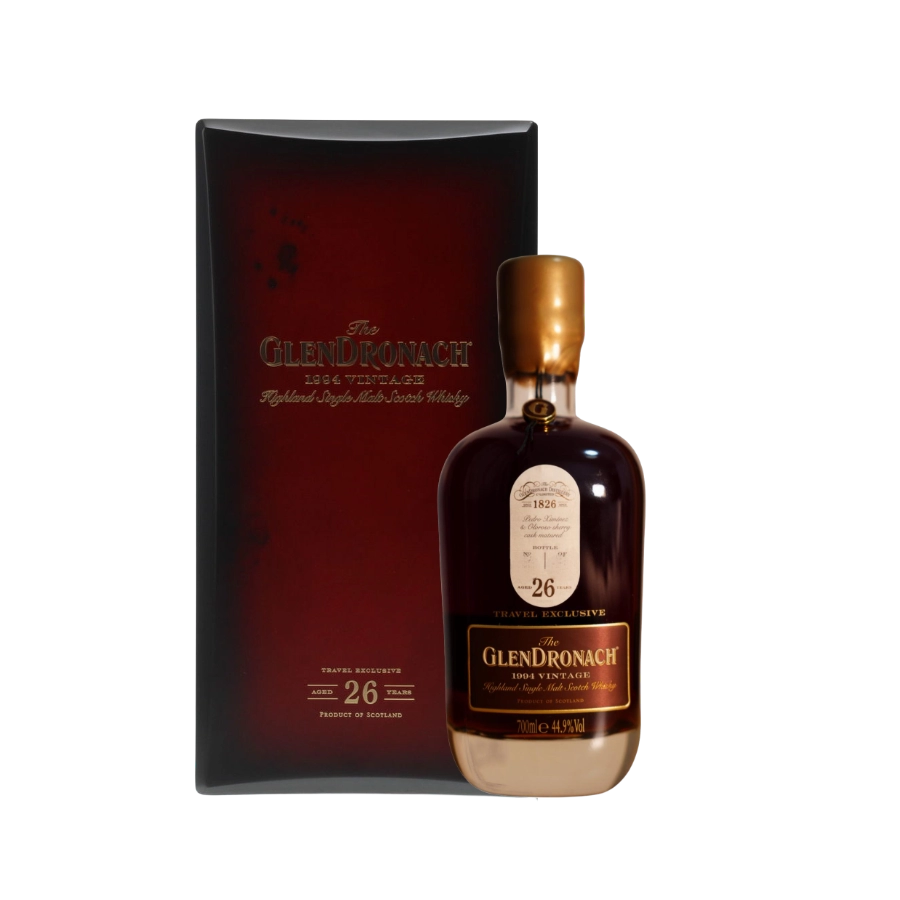 Rượu Whisky Glendronach 26 Year Old Vintage 1994 Travel Exclusive