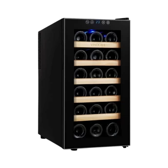 Tủ Rượu Vang VinoCave 18 Chai Giá Gỗ