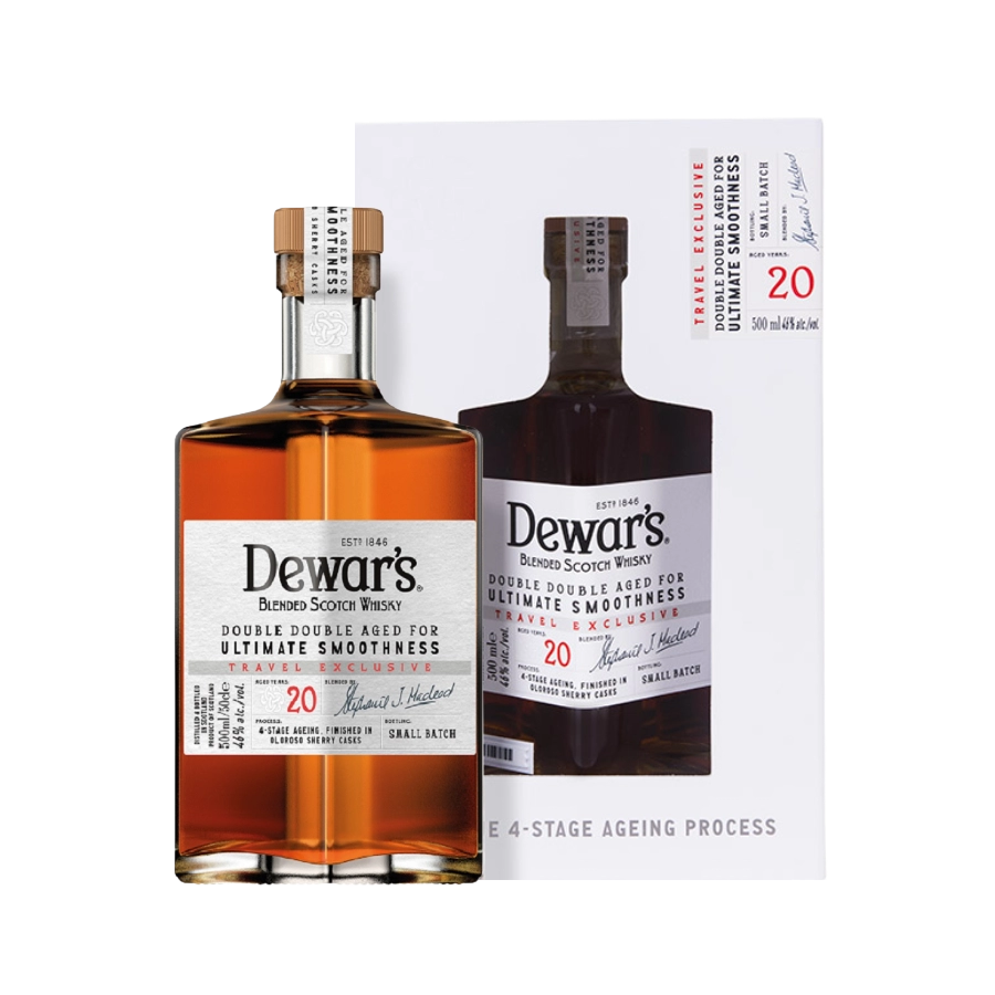 Rượu Whisky Dewar's 20 Year Old Double Double Aged