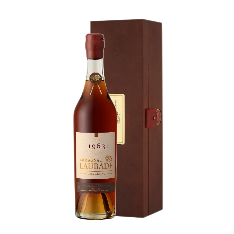 Rượu Brandy Pháp Chateau Laubade Bas Armagnac 1963