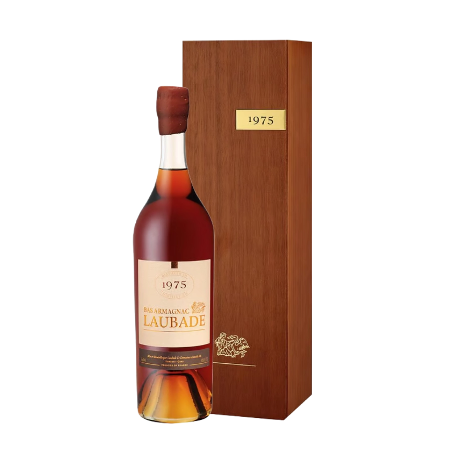 Rượu Brandy Pháp Chateau Laubade Bas Armagnac 1975