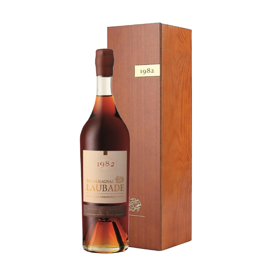 Rượu Brandy Pháp Chateau Laubade Bas Armagnac 1982