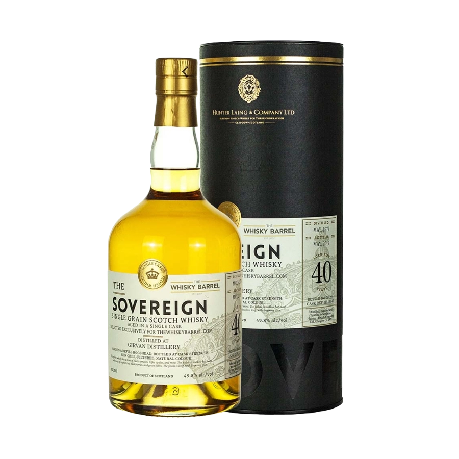 Rượu Whisky Girvan 40 Year Old The Sovereign Series Hunter Laing