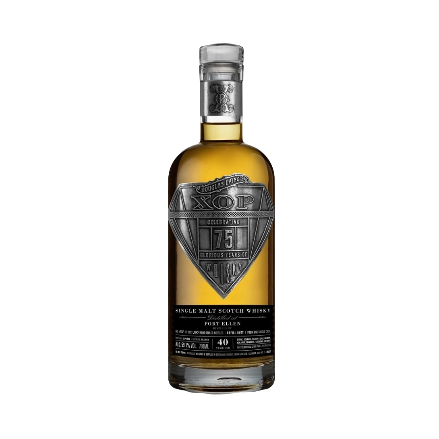 Rượu Whisky XOP Port Ellen 40 Year Old Diamond Collection Douglas Laing