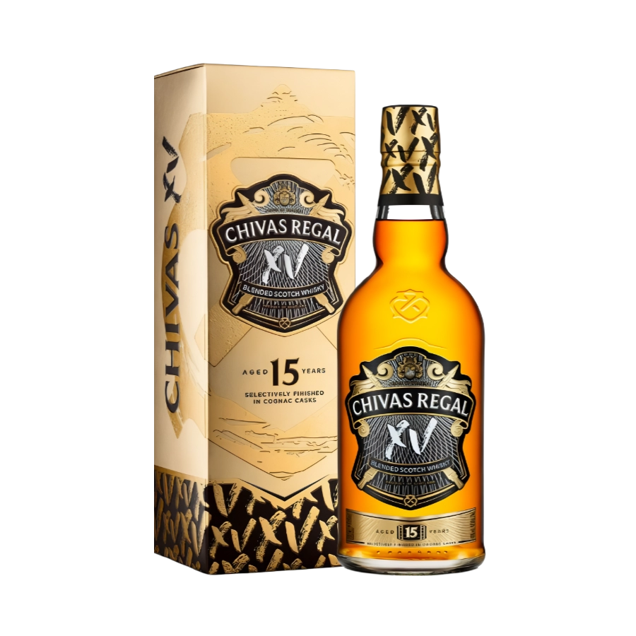 Rượu Whisky Chivas 15 Year Old (Chivas XV) Mẫu 2024