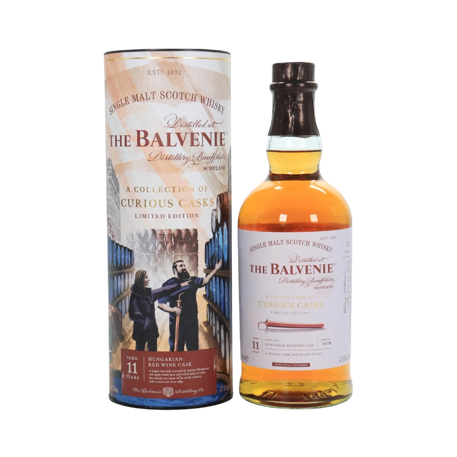 Rượu Whisky Balvenie 11 Year Old Hungarian Red Wine Cask