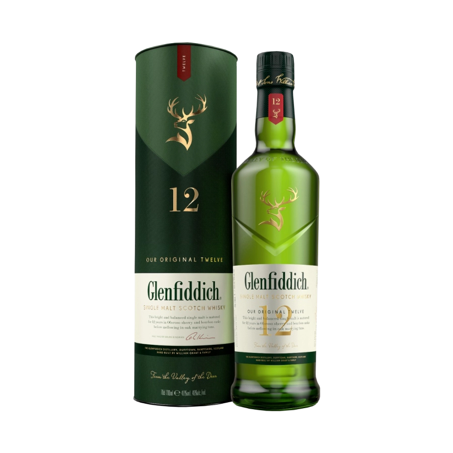 Rượu Whisky Glenfiddich 12 Year Old 1000ml