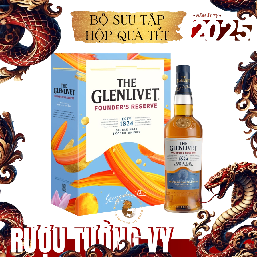 Rượu Whisky Glenlivet Founder's Reserve Phiên Bản Tết 2025