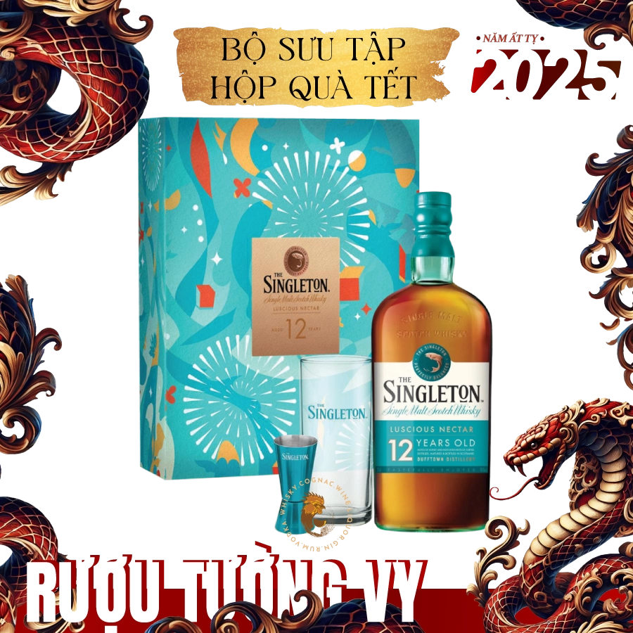 Rượu Whisky Singleton 12 Year Old Phiên Bản Hộp Quà Tết 2025