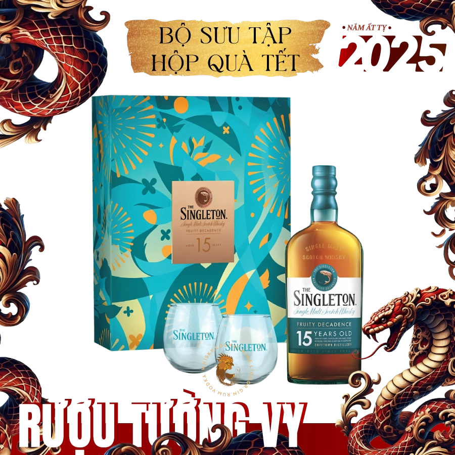 Rượu Whisky Singleton 15 Year Old Phiên Bản Hộp Quà Tết 2025