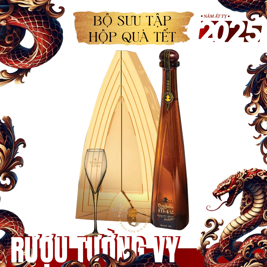 Rượu Tequila Don Julio 1942 Phiên Bản Hộp Quà Tết 2025