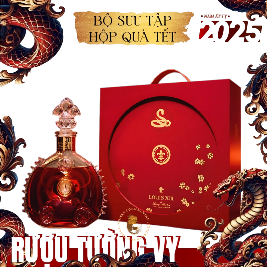 Rượu Cognac Pháp Remy Martin Louis 13 (XIII) Phiên Bản Hộp Quà Tết 2025