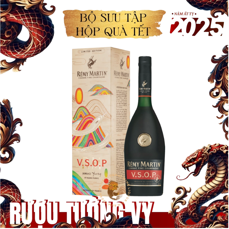 Rượu Cognac Remy Martin VSOP Phiên Bản Hộp Quà Tết 2025