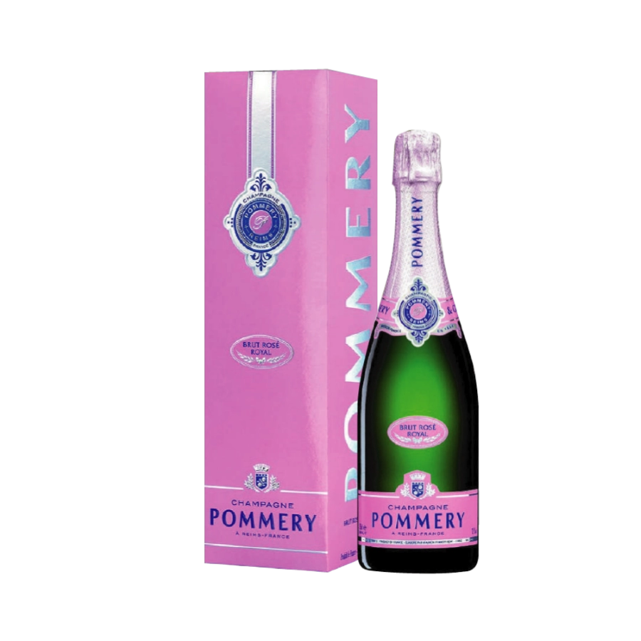 Rượu Champagne Pháp Pommery Brut Rose Mẫu Hộp Mới