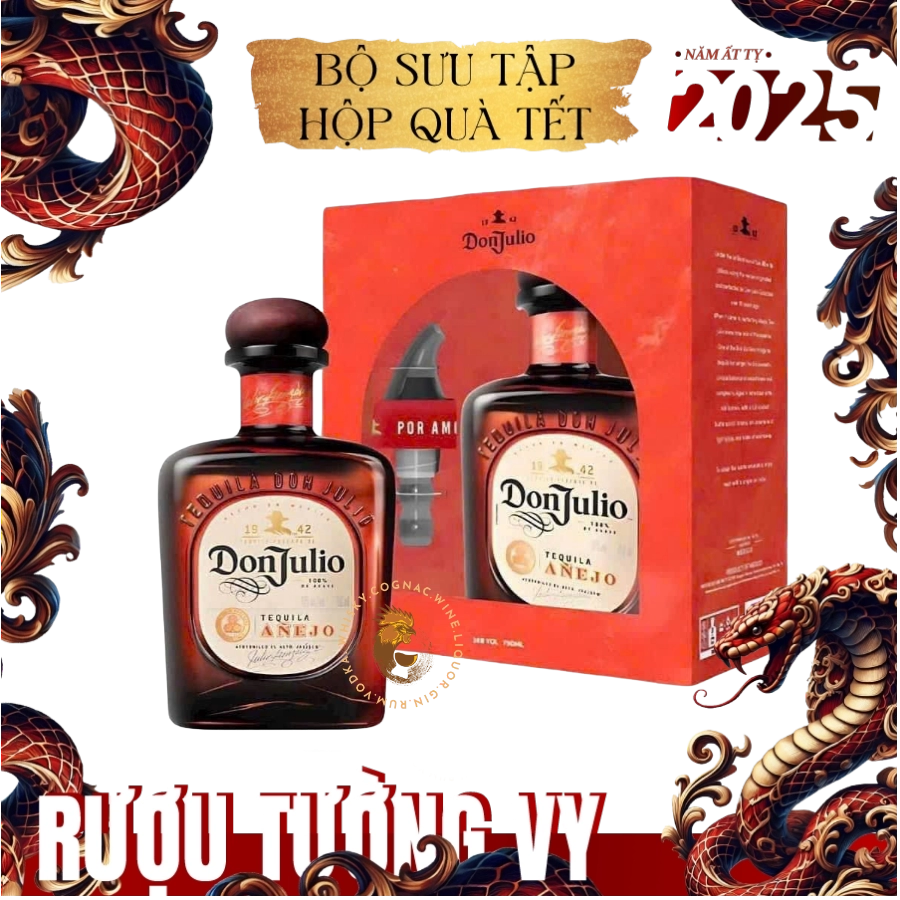 Rượu Tequila Don Julio Anejo Phiên Bản Hộp Quà Tết 2025