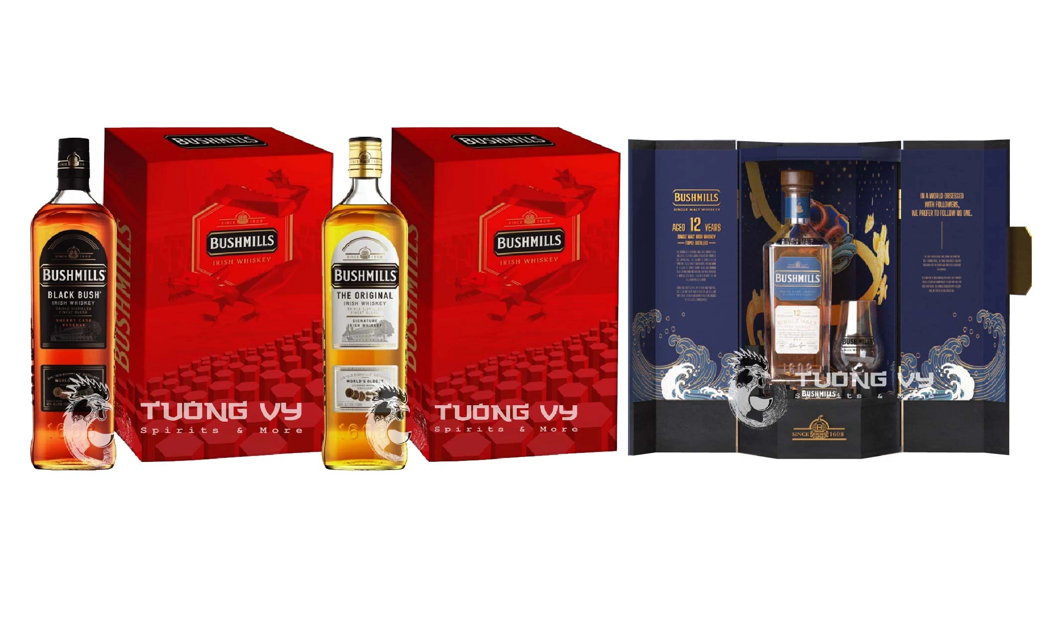 Khám Phá Bộ Sưu Tập Hộp Quà Tết 2025 Với Thương hiệu Bushmills