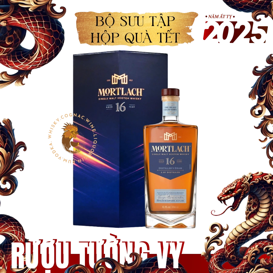 Rượu Whisky Mortlach 16 Year Old Phiên Bản Hộp Quà Tết 2025