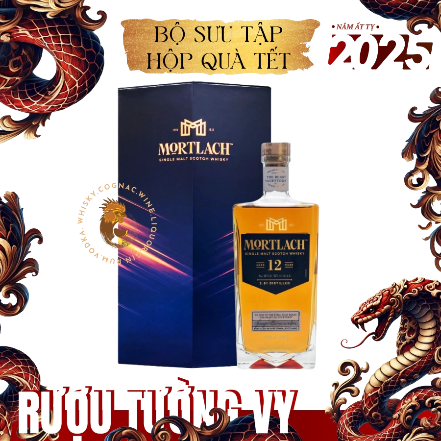 Rượu Whisky Mortlach 12 Year Old Phiên Bản Hộp Quà Tết 2025