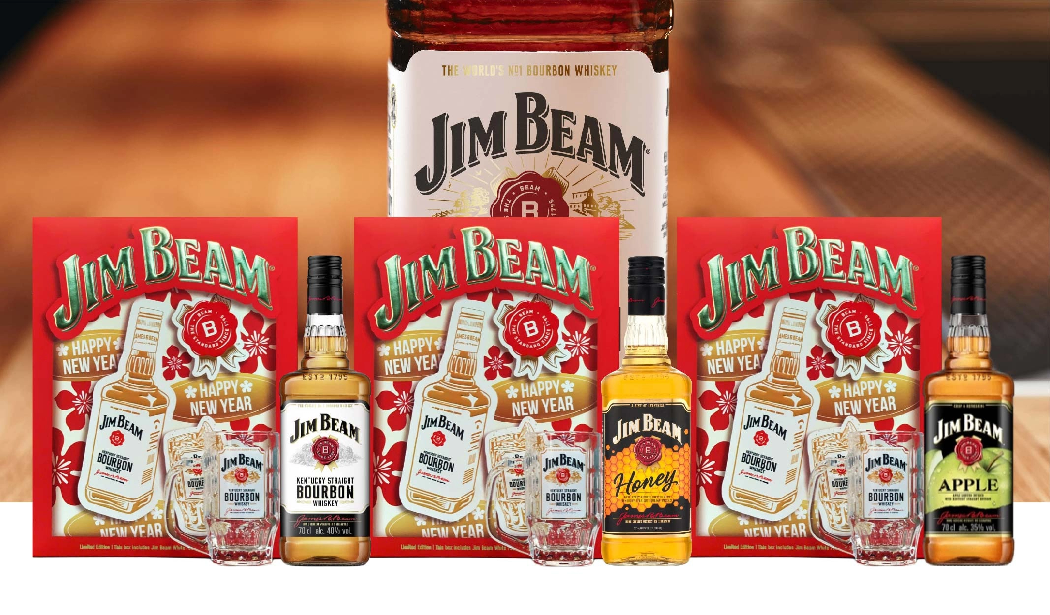 Gửi Lời Chúc Tốt Lành Cho Năm Mới Cùng Rượu Jim Beam