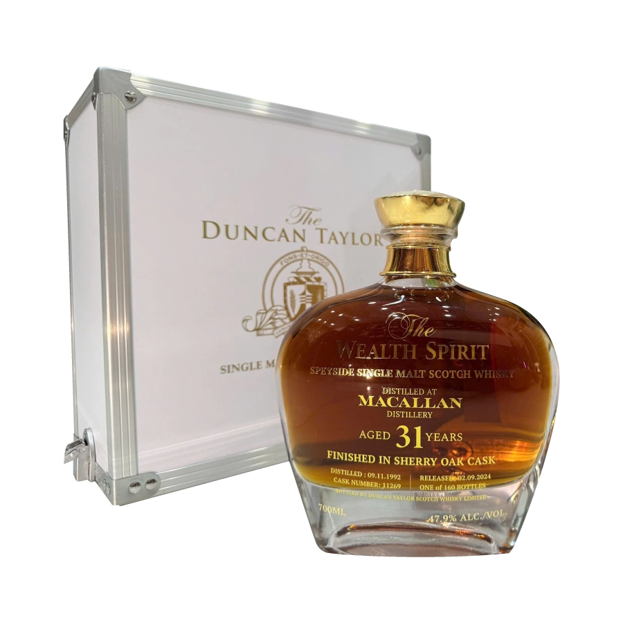 Rượu Whisky Macallan 31 Year Old The Wealth Spirit Series Duncan Taylor 1992