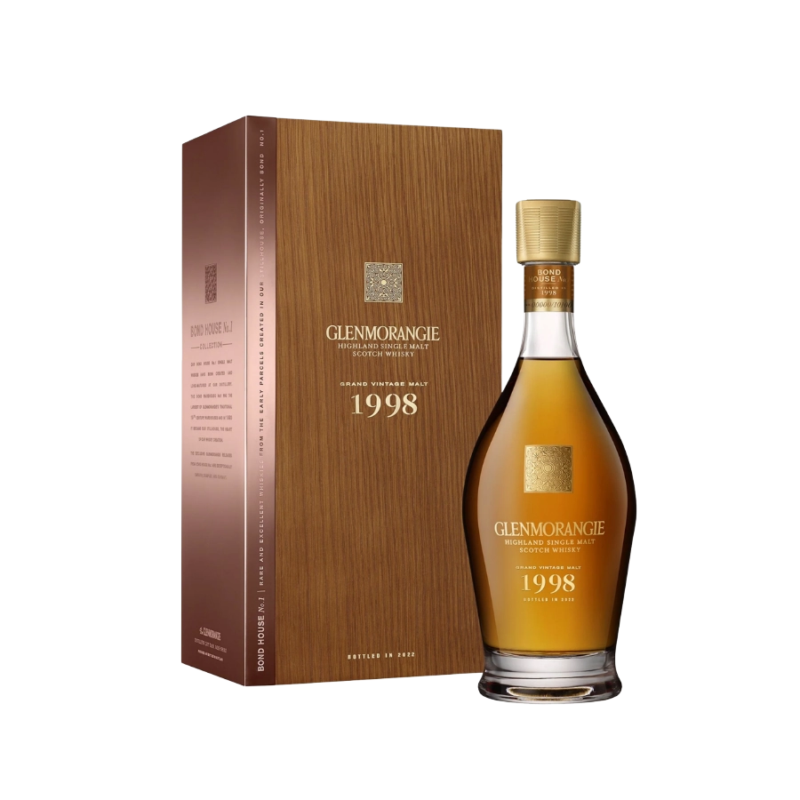 Rượu Whisky Glenmorangie 24 Year Old Grand Vintage Malt 1998 Bottled In 2022