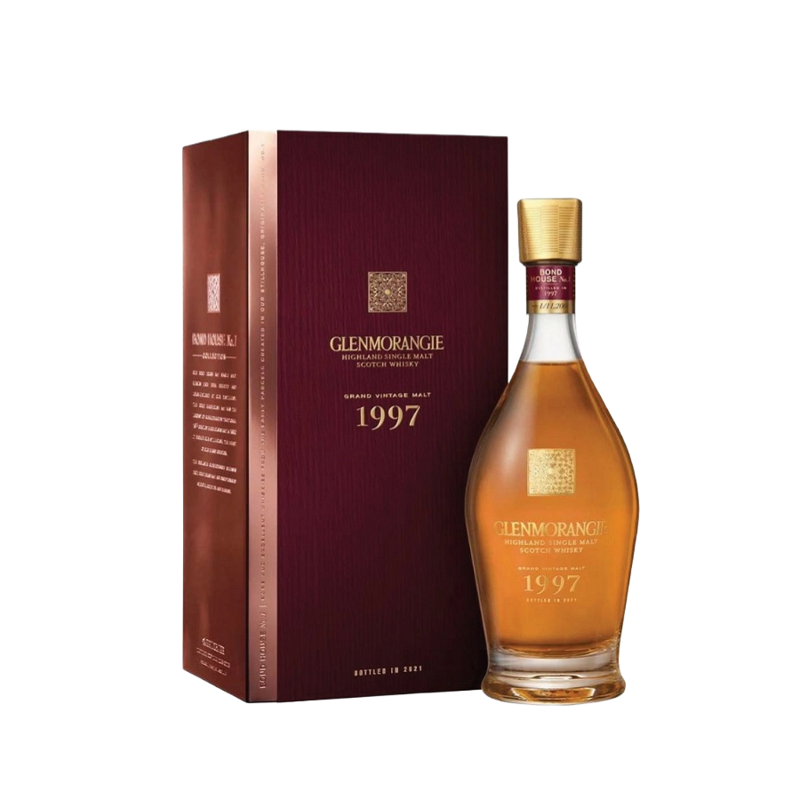 Rượu Whisky Glenmorangie 24 Year Old Grand Vintage Malt 1997 Bottled In 2021