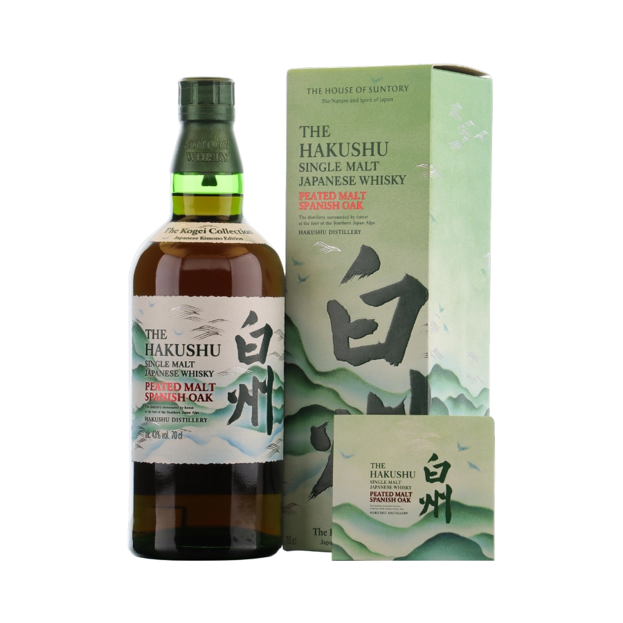 Rượu Whisky Nhật Hakushu Peated Malt Spanish Oak 2024