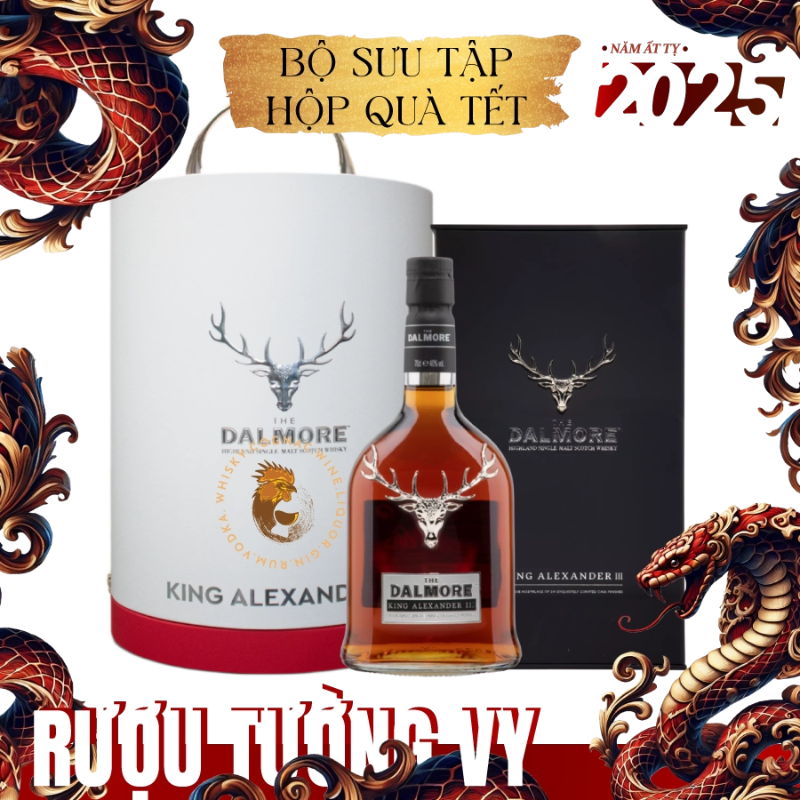 Rượu Whisky Dalmore King Alexander III Phiên Bản Hộp Quà Tết 2025