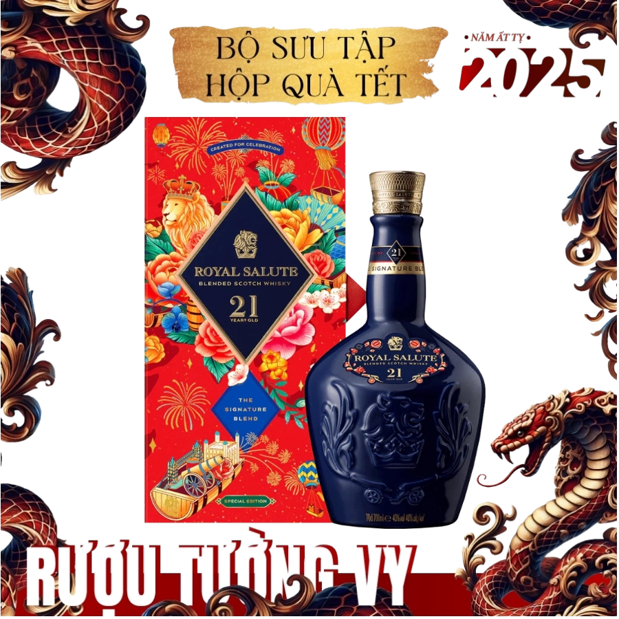 Rượu Whisky Royal Salute 21 Year Old Phiên Bản Tết 2025