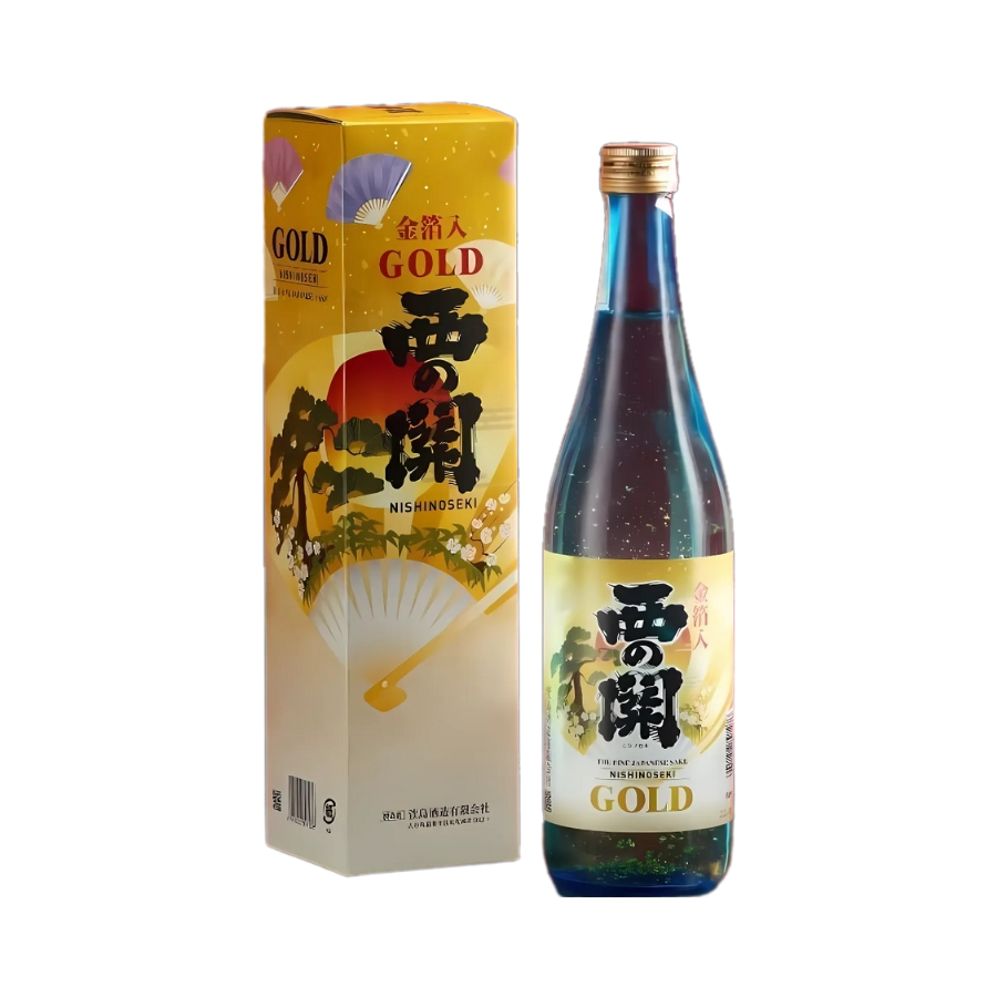 Rượu Sake Nishinoseki Gold Leaf 720ml