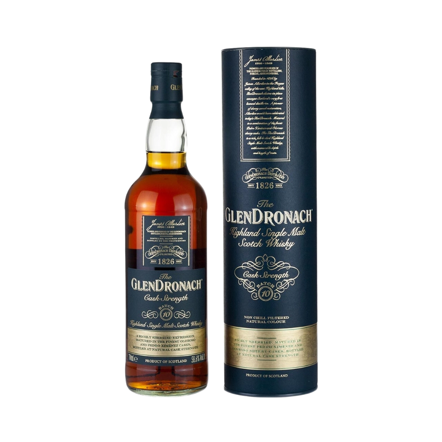 Rượu Whisky Glendronach Cask Strength Batch 10