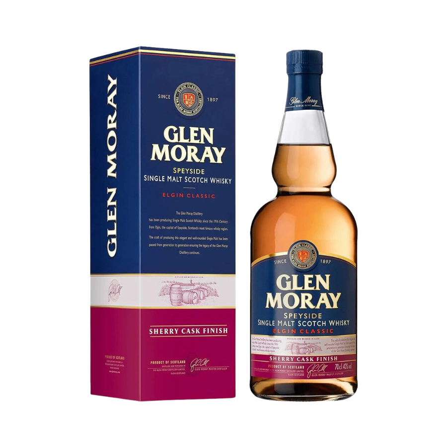 Rượu Whisky Glen Moray Elgin Classic Sherry Cask Finish