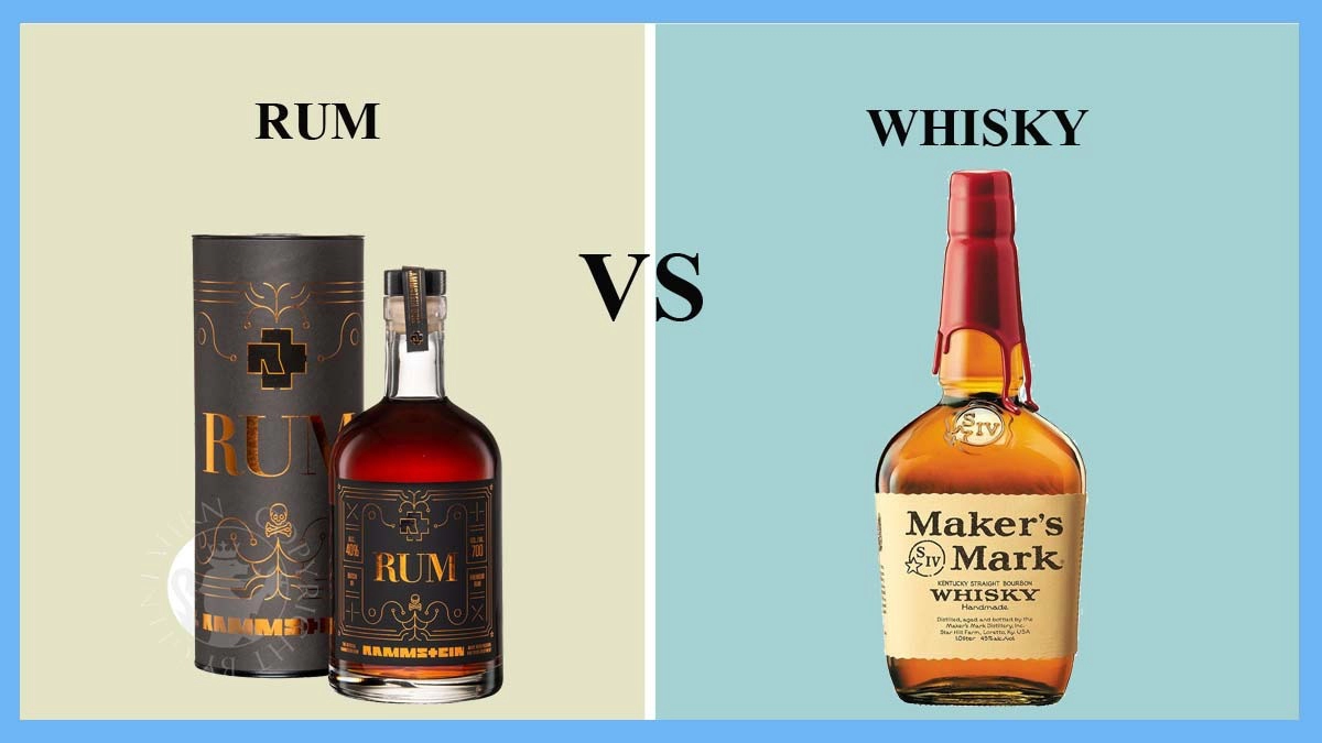 Tìm Hiểu Sự Khác Biệt Giữa Rượu Rum Và Whiskey