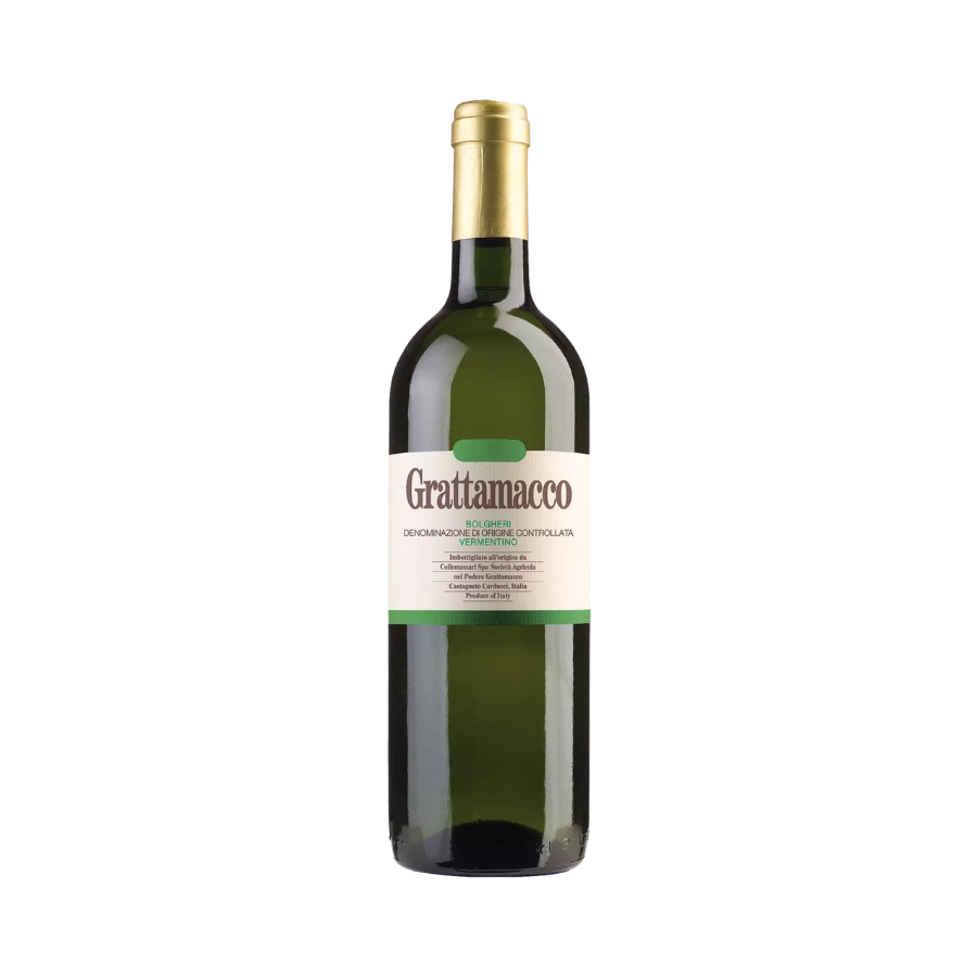 Rượu Vang Trắng Ý Grattamacco Bolgheri Vermentino