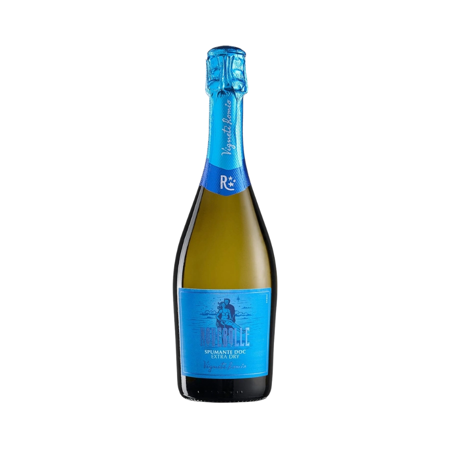 Rượu Sparkling Ý Vigneti Romio Novebolle Romagna Spumante Extra Dry