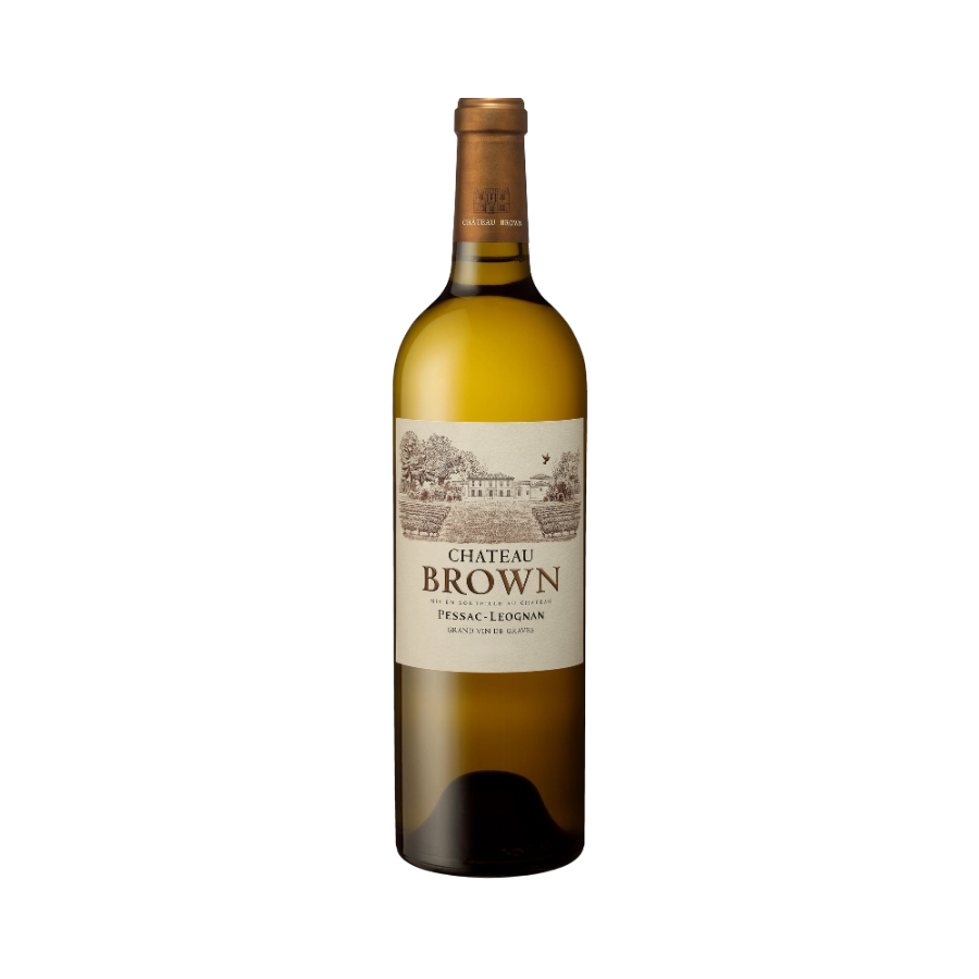 Rượu Vang Trắng Pháp Chateau Brown Blanc 2020