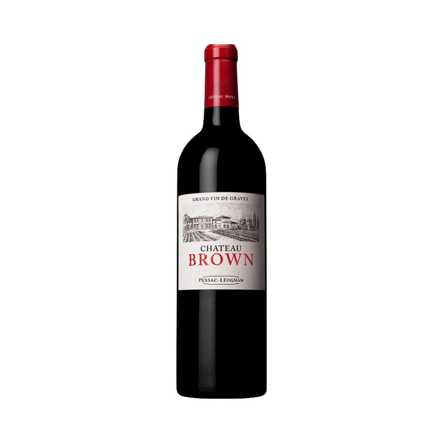 Rượu Vang Đỏ Pháp Chateau Brown Rouge 2018