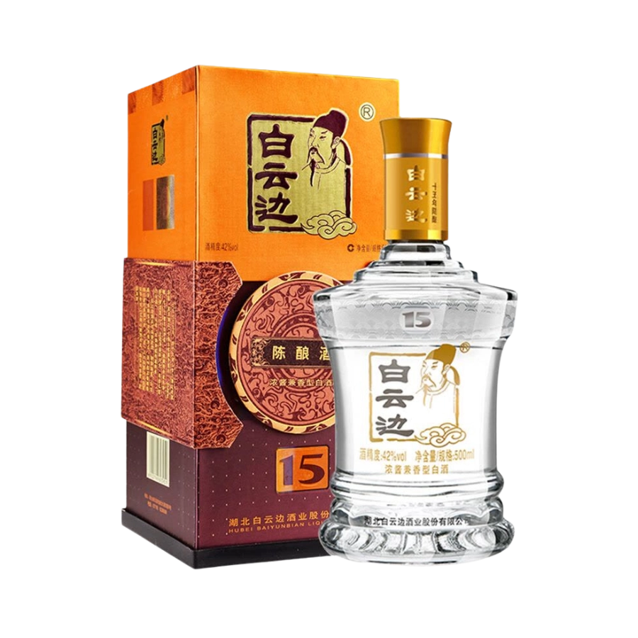 Rượu Bạch Vân Biên 15 Niên Trần Nhưỡng 42%/ Bai Yun Bian/ 白云边 15