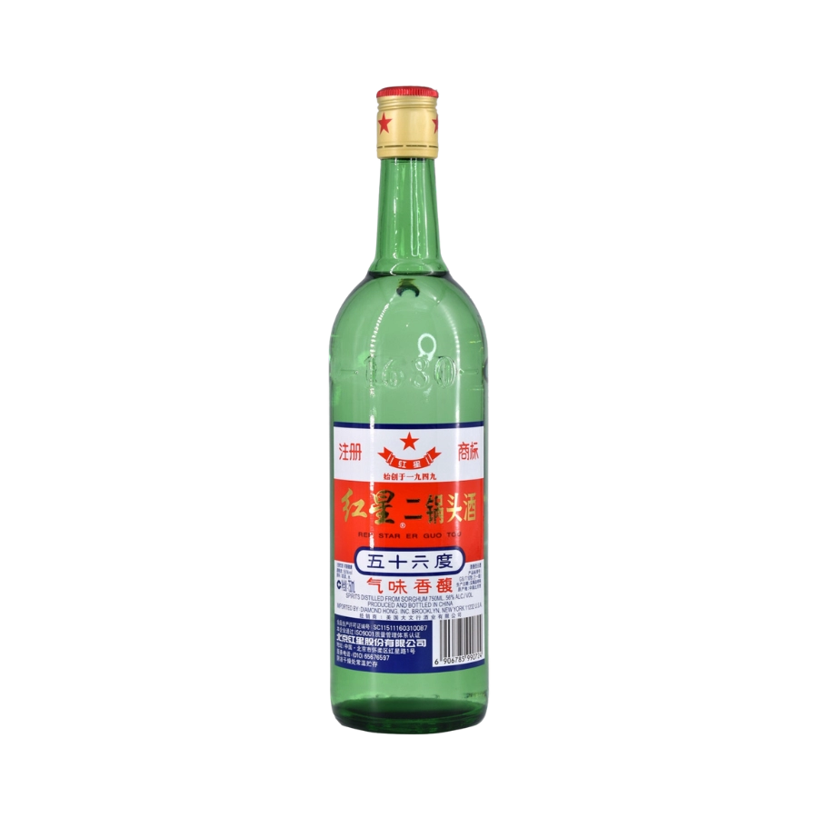 Rượu Bắc Kinh Hồng Tinh Nhị Quá Đầu 500ml 56%/ 红星二锅头酒