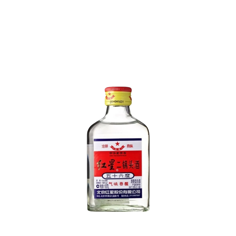 Rượu Hồng Tinh Nhị Quá Đầu 100ml 56%/ 红星二锅头酒