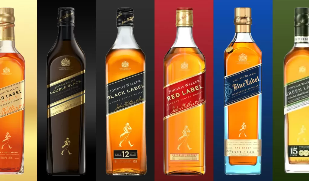 Giải Mã Màu Sắc Johnnie Walker: Hướng Dẫn Đầy Đủ Về 6 Dòng Whisky