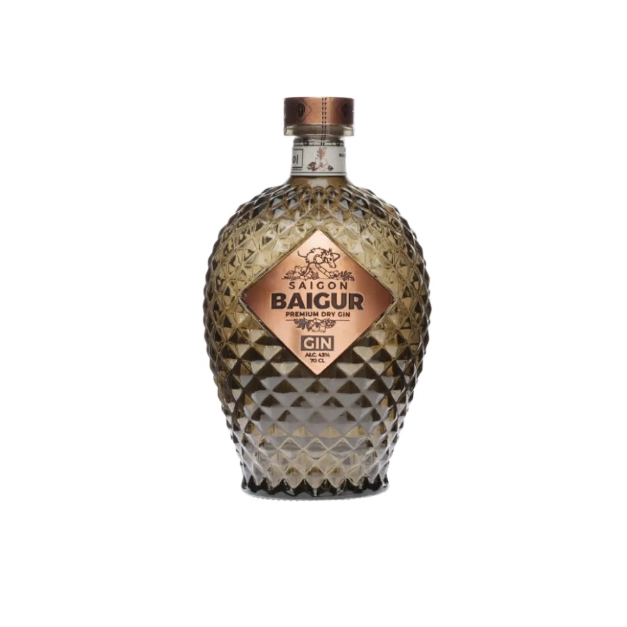Rượu Gin Việt Nam Saigon Baigur Premium Dry Gin