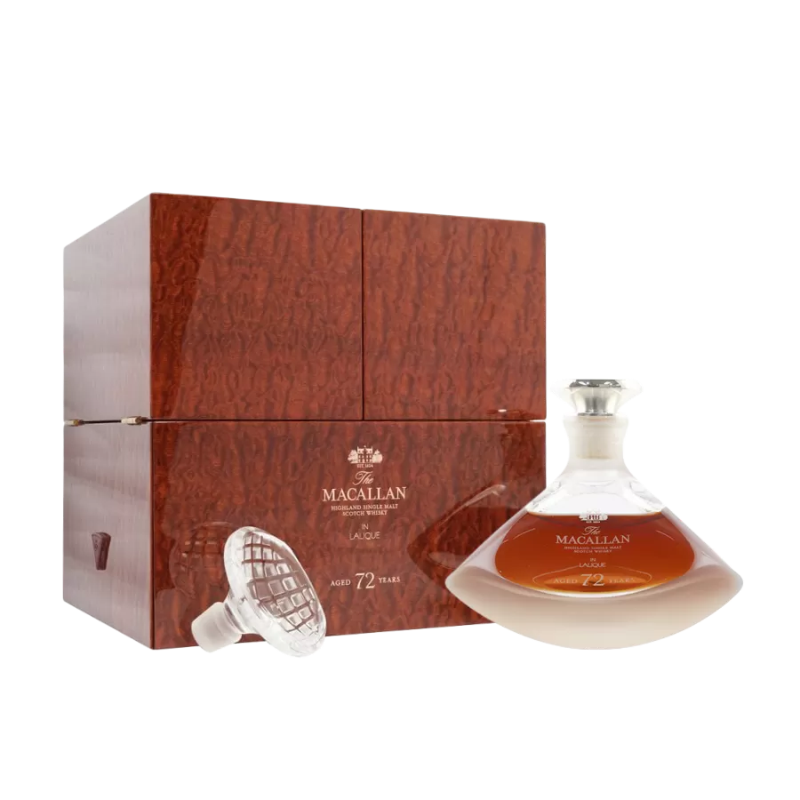 Rượu Whisky The Macallan 72 Year Old In Lalique - The Genesis Decanter
