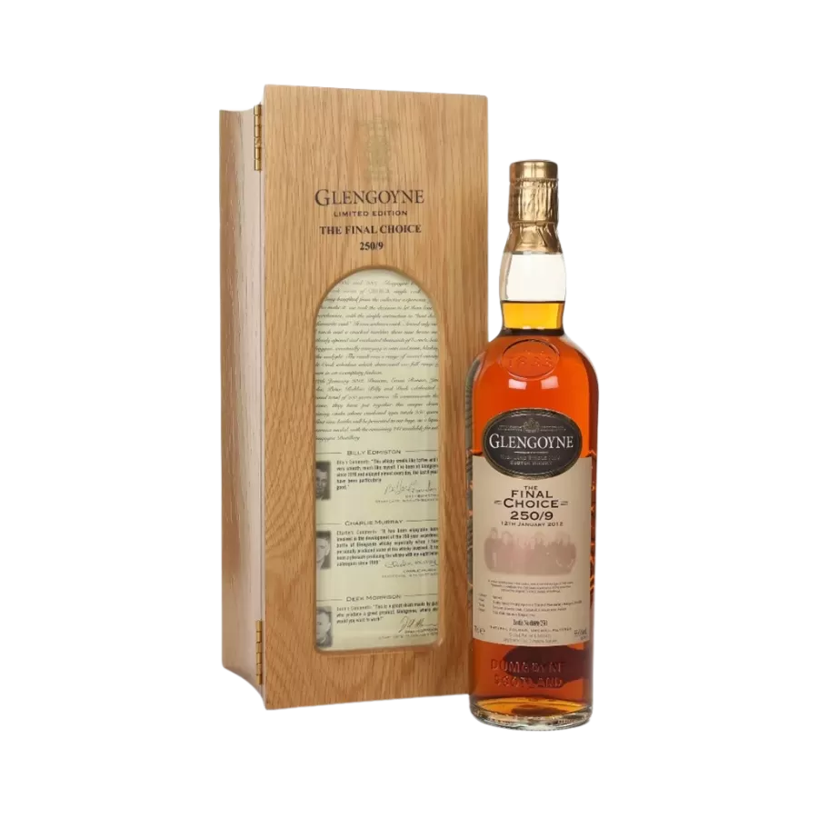 Rượu Whisky Glengoyne The Final Choice 250/9 Limited Edition