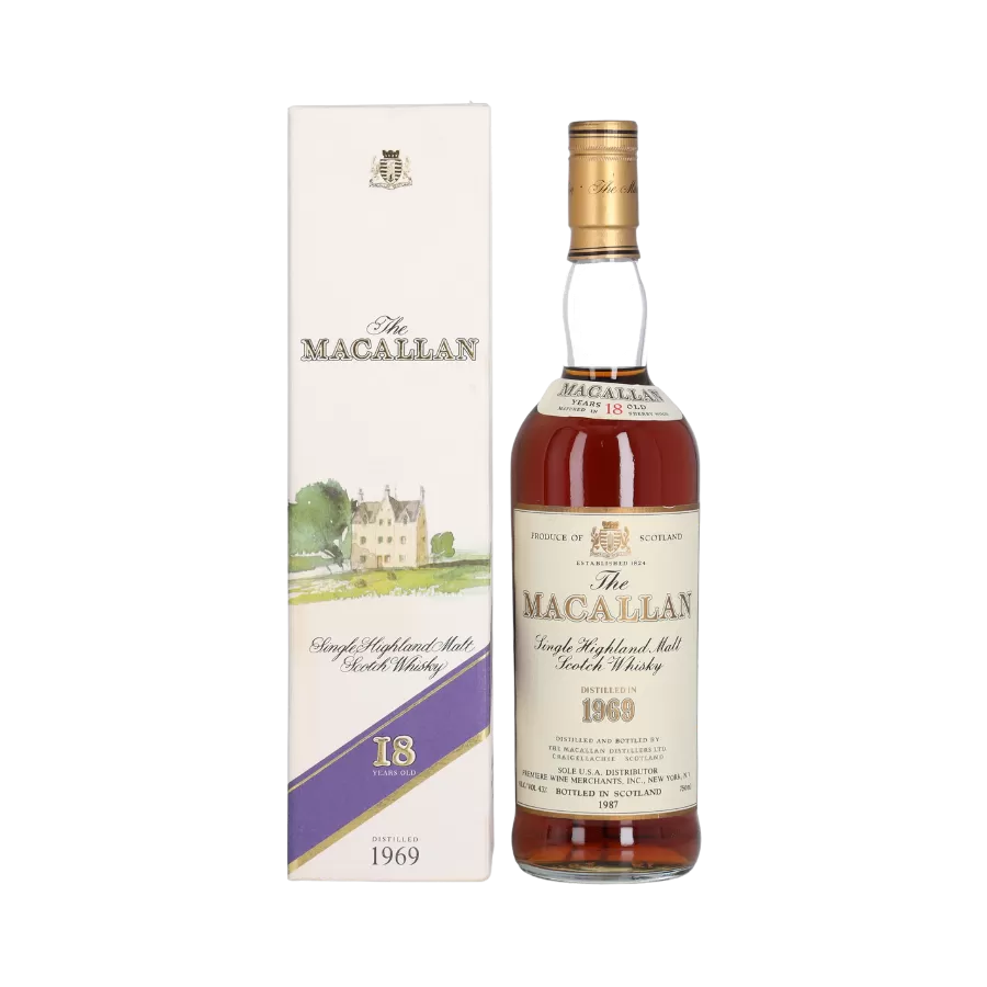 Rượu Whisky Macallan 18 Year Old 1969