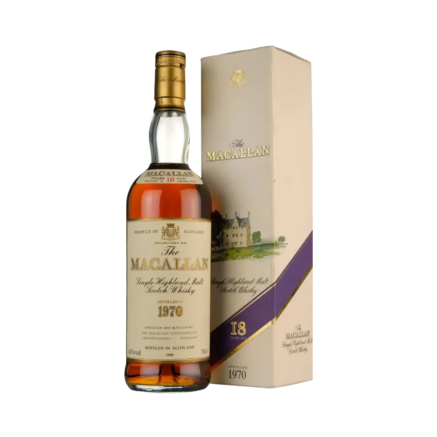 Rượu Whisky Macallan 18 Year Old 1970