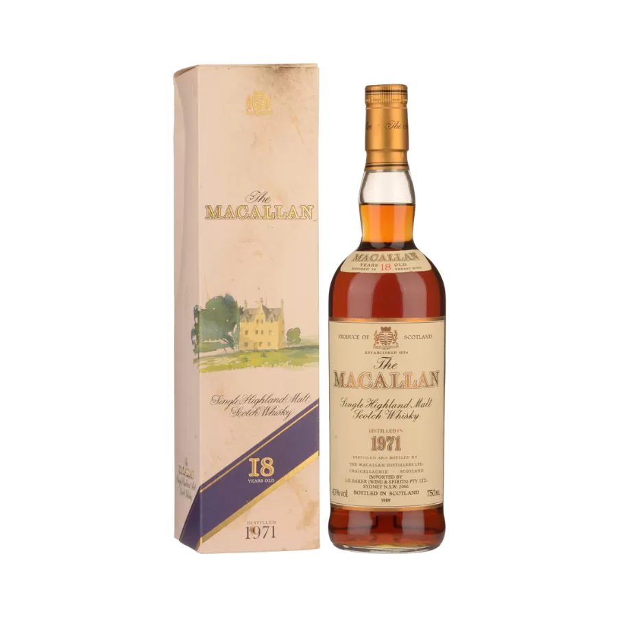 Rượu Whisky Macallan 18 Year Old 1971