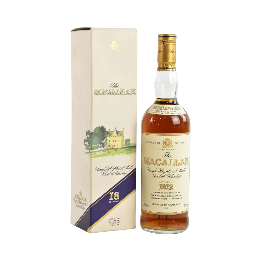 Rượu Whisky Macallan 18 Year Old 1972