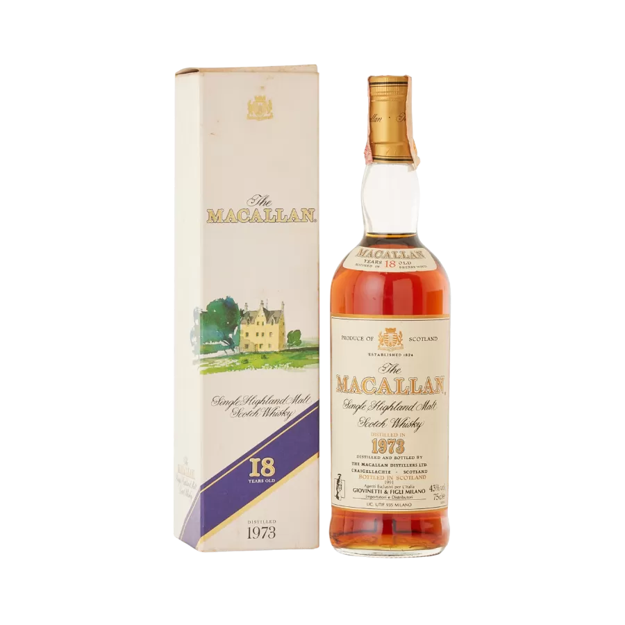 Rượu Whisky Macallan 18 Year Old 1973
