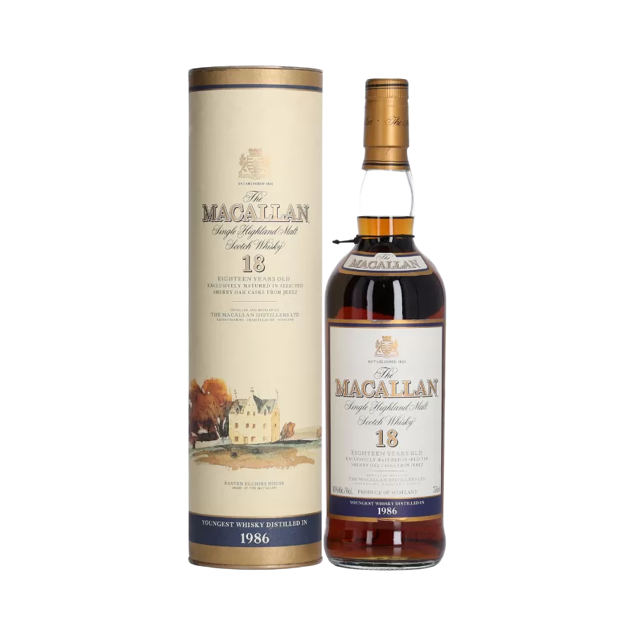 Rượu Whisky Macallan 18 Year Old 1986